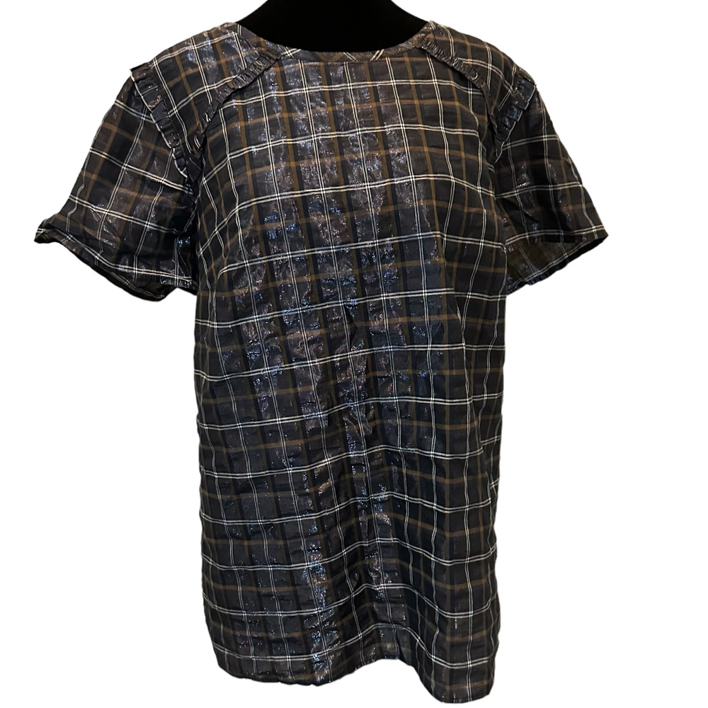 LOFT Plus Plaid Blouse